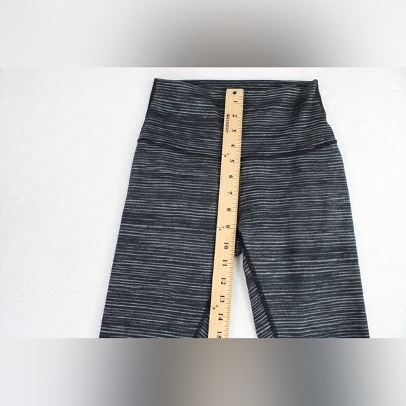 Lululemon Full Length Womens 4 Black‎ Gray Leggings - Picture 6 of 9
